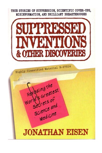 Cover for Suppressed inventions and other discoveries
