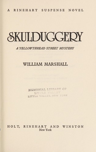 Cover for Skulduggery