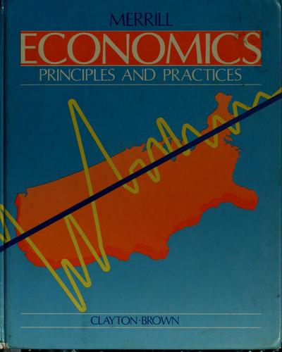Cover for Economics, principles and practices