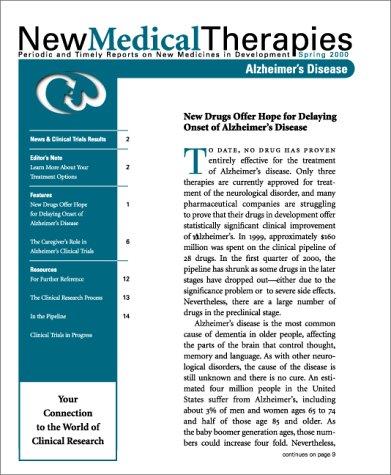Cover for Alzheimer's Disease 
