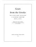 Cover for Gears from the Greeks