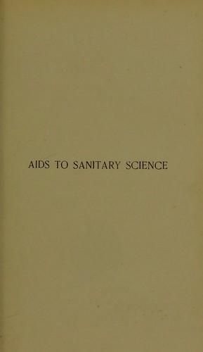 Cover for Aids to sanitary science
