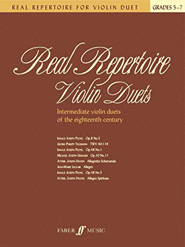 Cover for Real Repertoire for Violin Duets