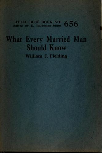 Cover for What every married man should know
