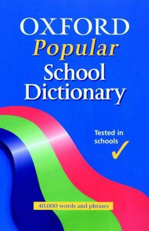 Cover for The Popular School Dictionary