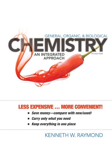 Cover for General Organic and Biological Chemistry, Binder Ready Version