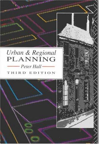 Cover for Urban and regional planning