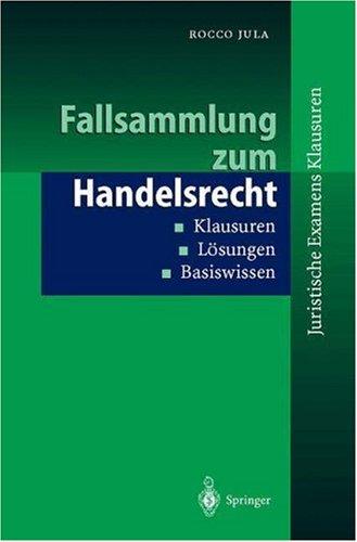 Cover for Fallsammlung zum Handelsrecht