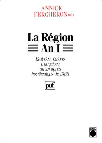 Cover for La Région an I