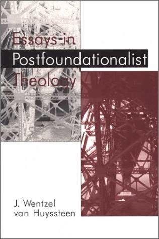 Cover for Essays in postfoundationalist theology