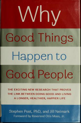 Cover for Why good things happen to good people