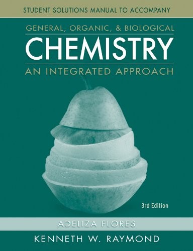 Cover for Student Solutions Manual to accompany General Organic and Biological Chemistry 3E