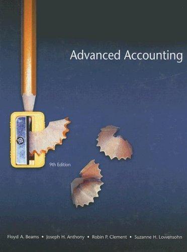 Cover for Advanced Accounting (9th Edition) (Advanced Accounting)