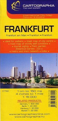Cover for Frankfurt Map by Cartographia
