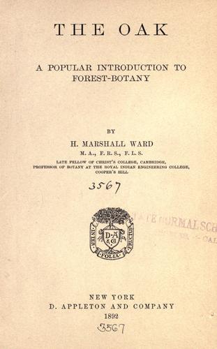 Cover for The oak