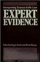 Cover for Expert Evidence