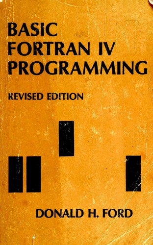Cover for Basic FORTRAN IV programming