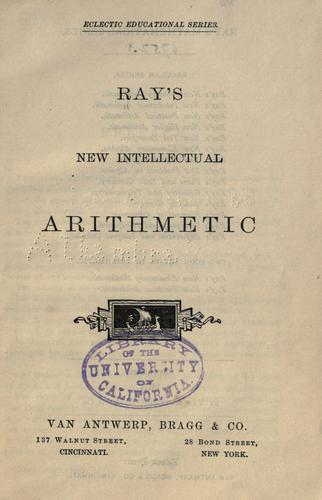 Cover for Ray's New intellectual arithmetic