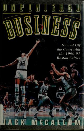 Cover for Unfinished business