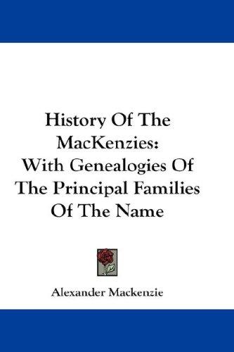 Cover for History Of The MacKenzies