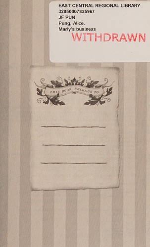 Cover for Marly's Business