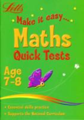 Cover for Maths 78 Quick Tests