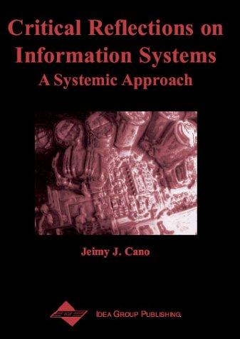 Cover for Critical Reflections on Information Systems
