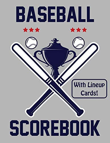 Cover for Baseball Scorebook With Lineup Cards
