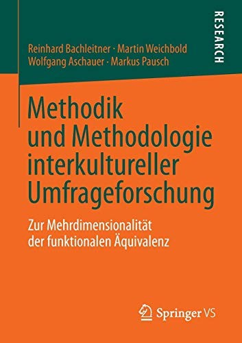 Cover for Methodik und Methodologie interkultureller Umfrageforschung