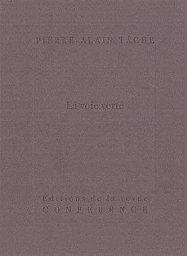 Cover for La voie verte