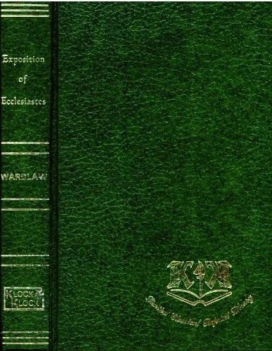 Cover for Exposition of Ecclesiastes