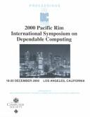 Cover for 2000 Pacific Rim International Symposium on Dependable Computing (Prdc 2000)