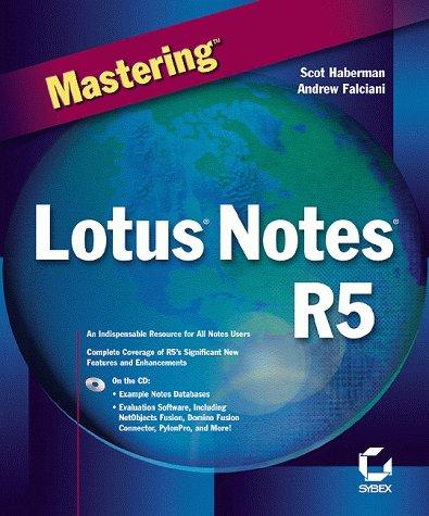 Cover for Mastering Lotus Notes R5