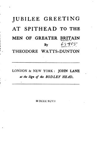 Cover for Jubilee greeting at Spithead to the men of Greater Britain.