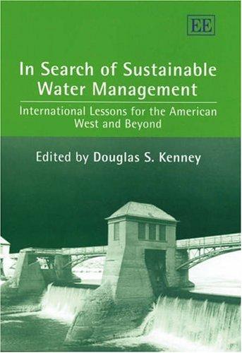 Cover for In search of sustainable water management