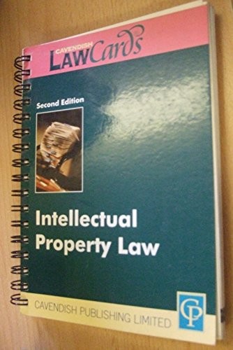 Cover for Intellectual Property Law (Lawcards)