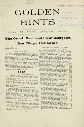Cover for Golden hints
