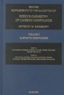 Cover for Second supplements [sic] to the 2nd edition of Rodd's chemistry of carbon compounds