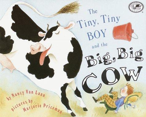 Cover for The Tiny, Tiny Boy and the Big, Big Cow (Umbrella Book)