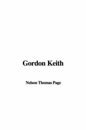 Cover for Gordon Keith
