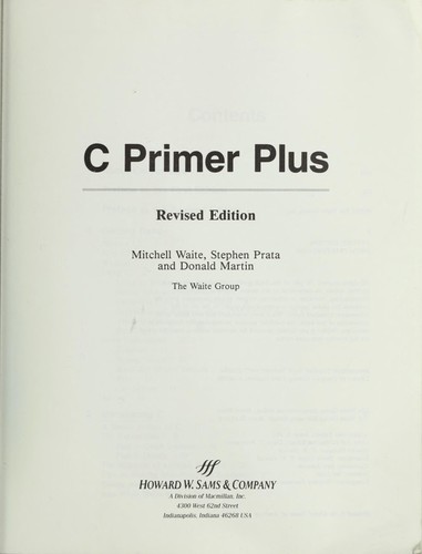 Cover for C primer plus