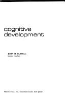 Cover for Cognitive development
