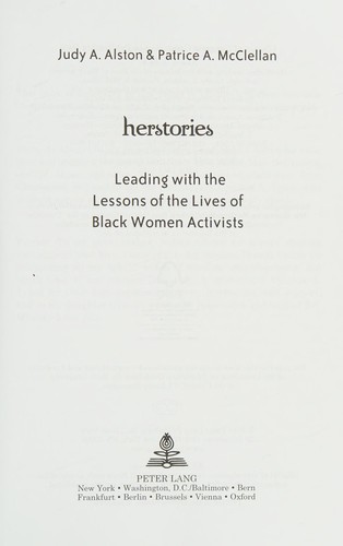 Cover for Herstories