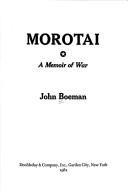Cover for Morotai