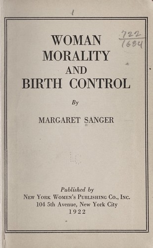 Cover for Woman, morality, and birth control