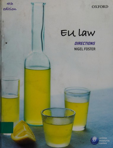 Cover for EU Law Directions