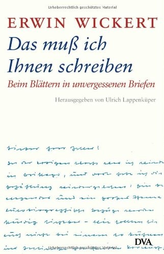 Cover for Das muss ich Ihnen schreiben