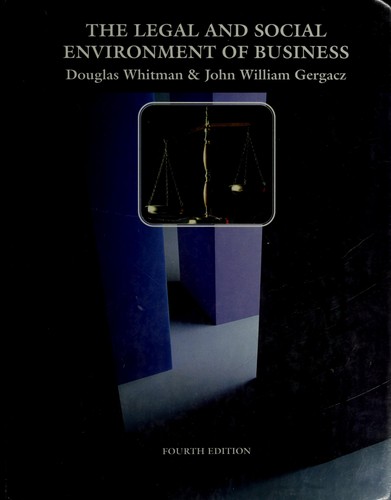 Cover for The legal and social environment of business