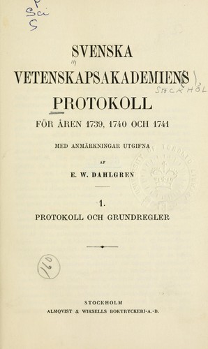 Cover for Protokol.