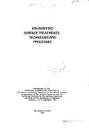 Cover for Ion Assisted Surface Treatment, Techniques, and Processes (Book (Metals Society))